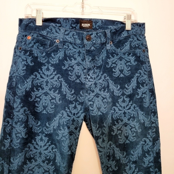 Hudson Jeans Nico Super Skinny Midrise in Teal Color Size 29 - Picture 4 of 9